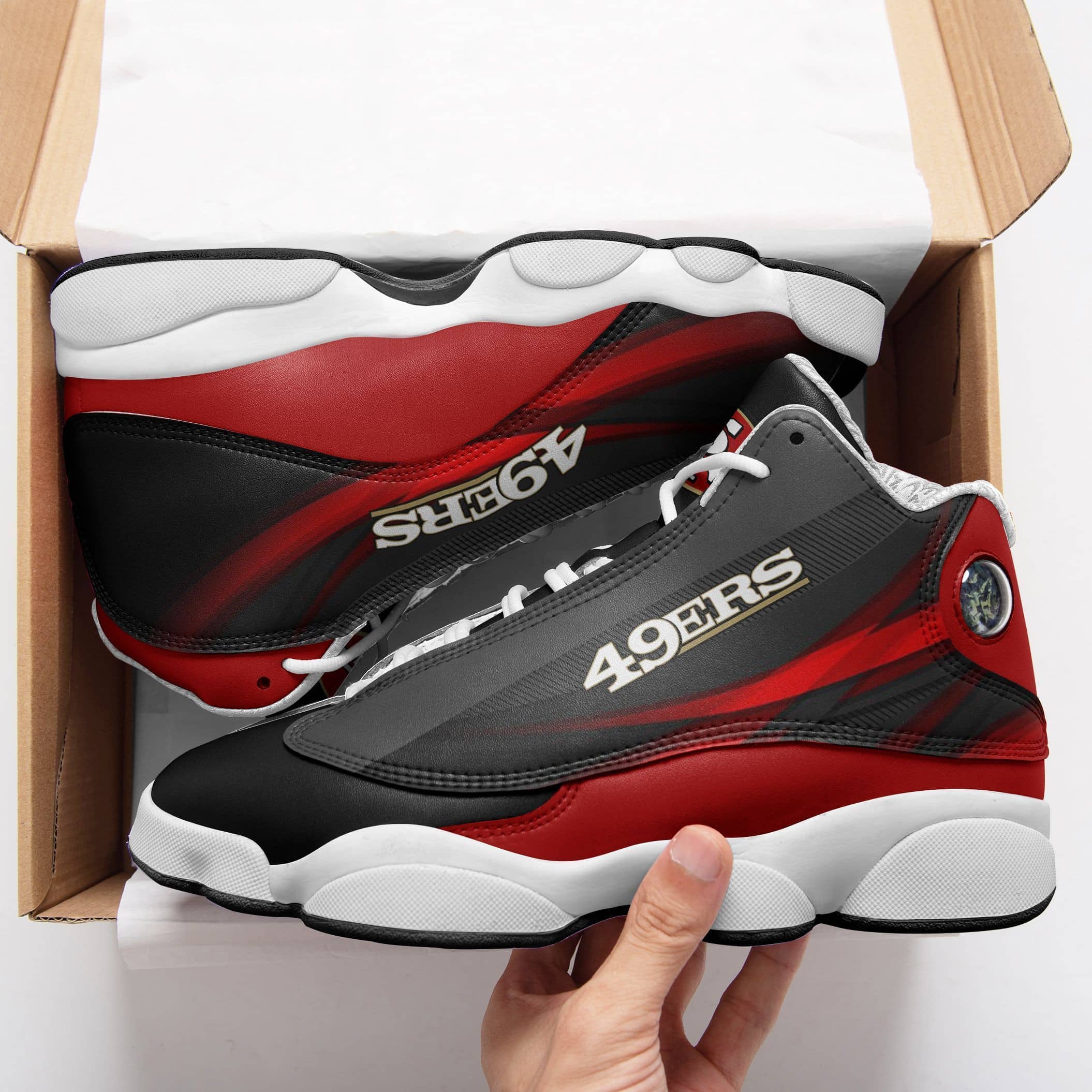 san francisco 49ers air jd13 sneakers 721 g8sfg