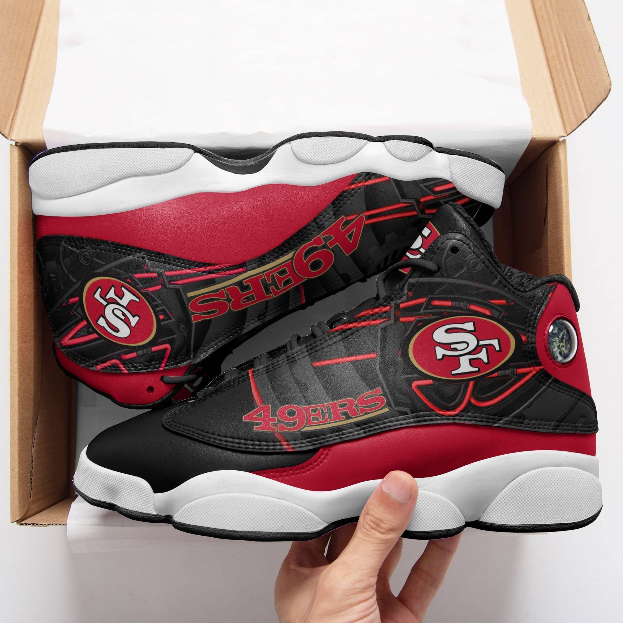 san francisco 49ers ajd13 sneakers 740 vubqk