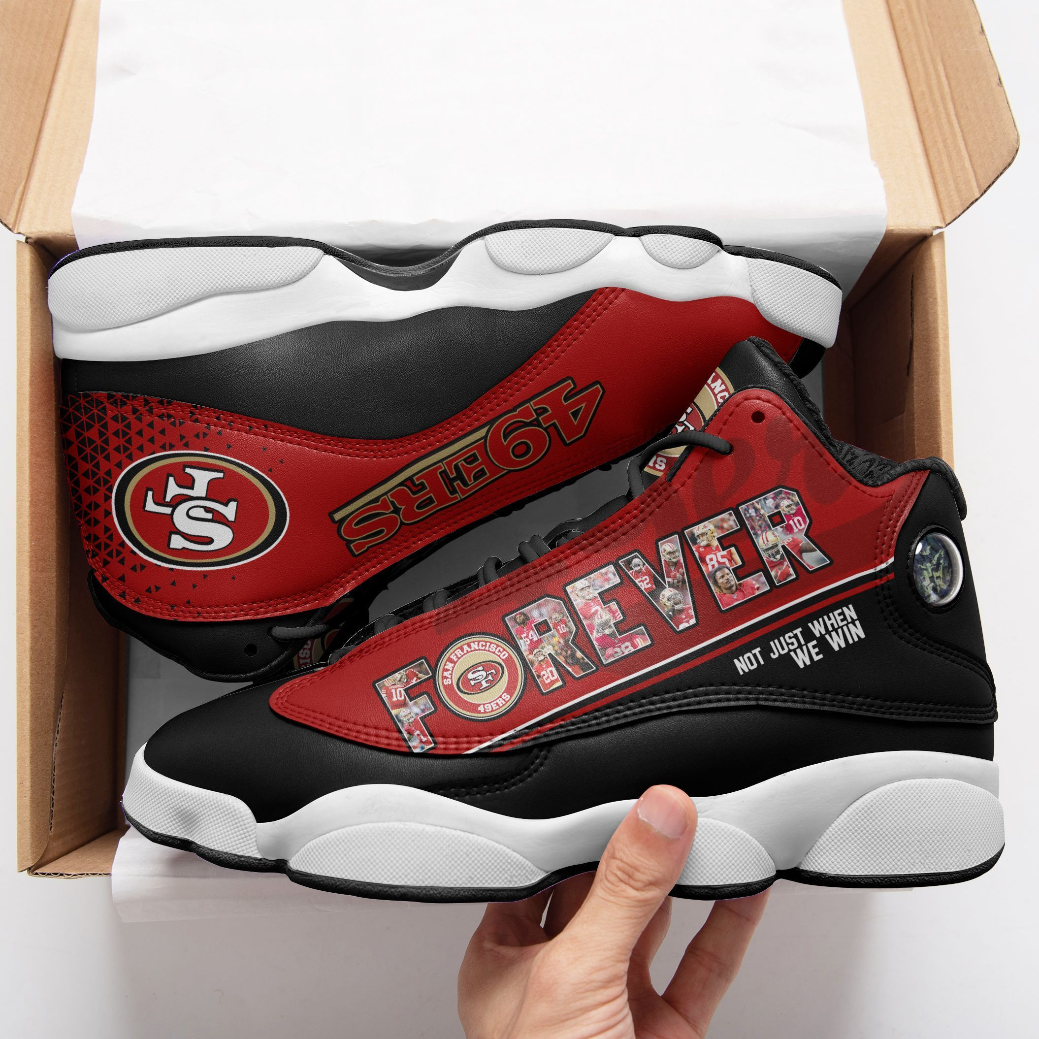 san francisco 49ers ajd13 sneakers 802 36sii