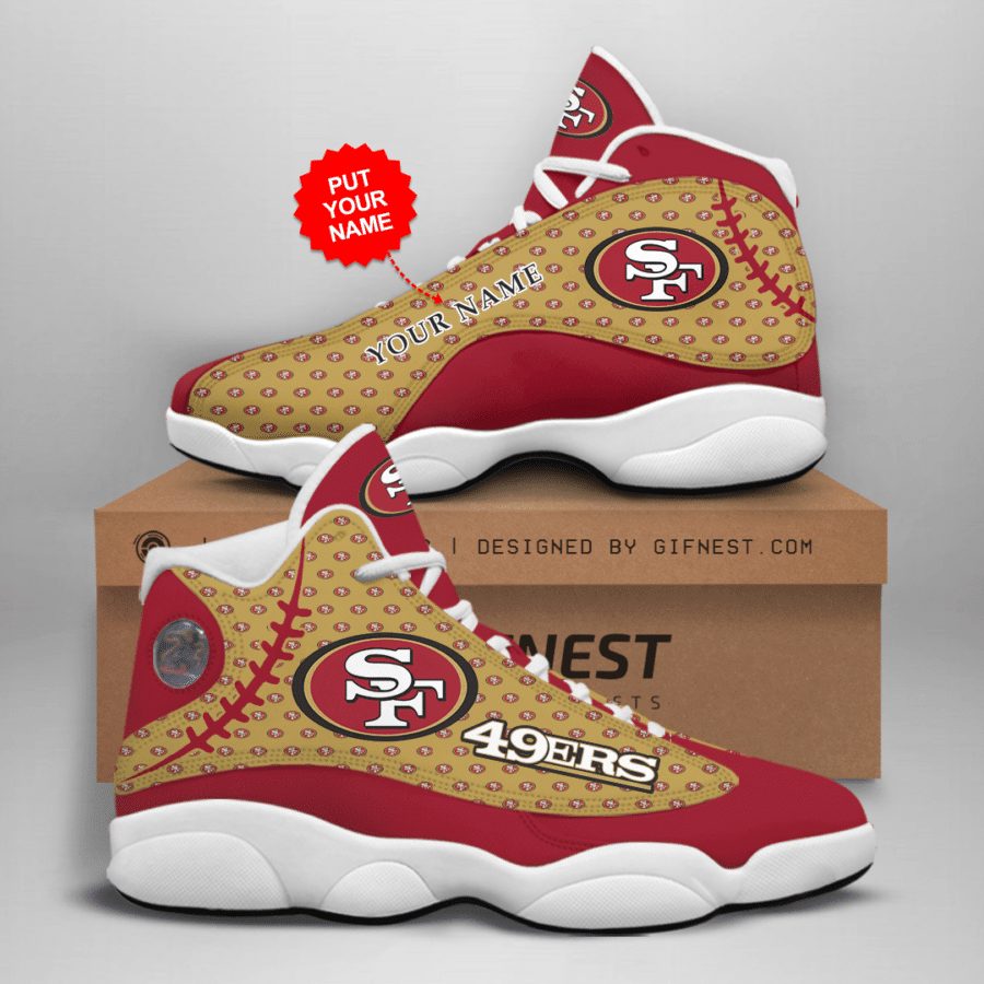 san francisco 49ers ajd13 sneakers 982 simyn