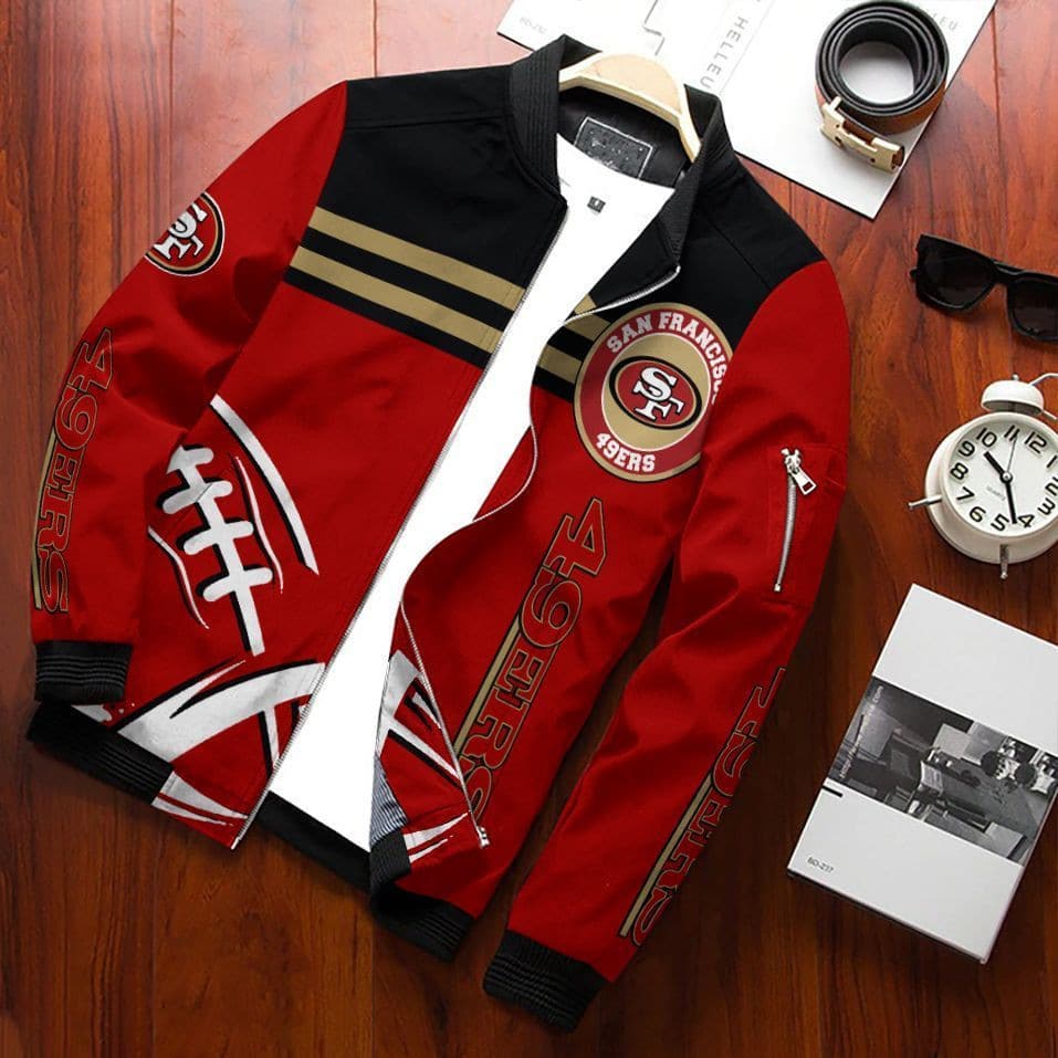 san francisco 49ers bomber jacket 023 7vurk