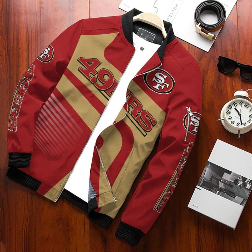 san francisco 49ers bomber jacket 080 nwlge