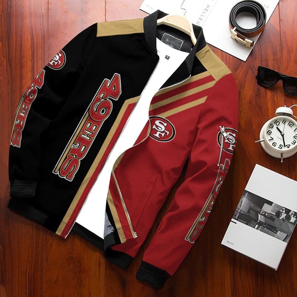san francisco 49ers bomber jacket 143 xpdyo