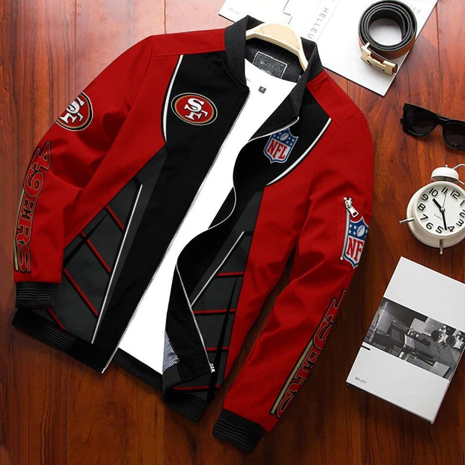 san francisco 49ers bomber jacket 205 lkeik