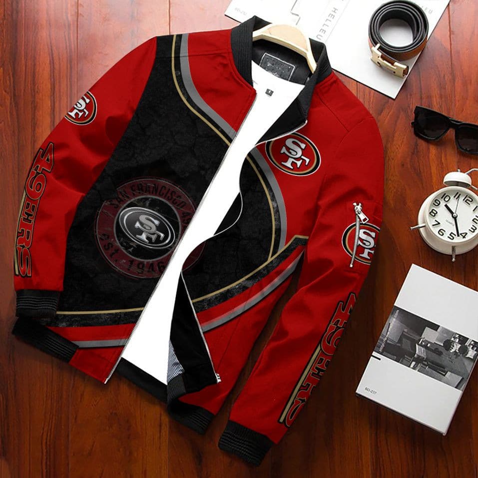 san francisco 49ers bomber jacket 686 y3yok