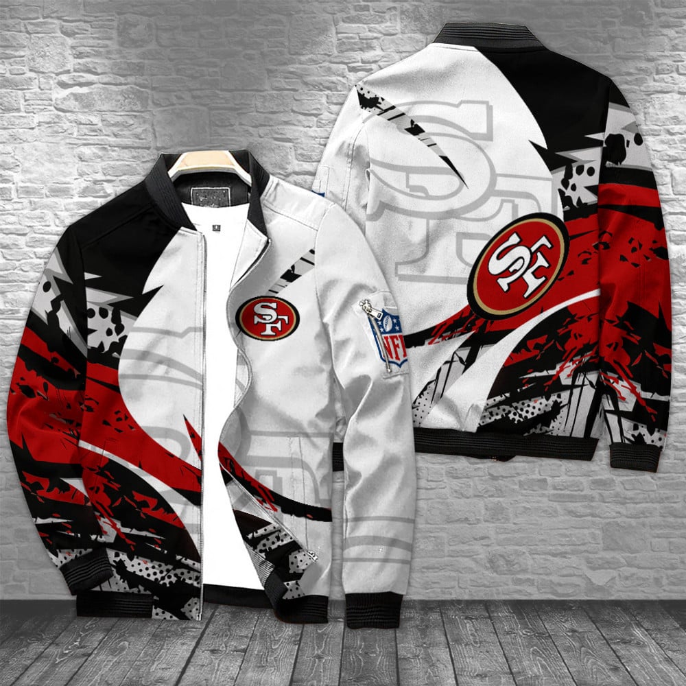 san francisco 49ers bomber jacket bg148 qjinn