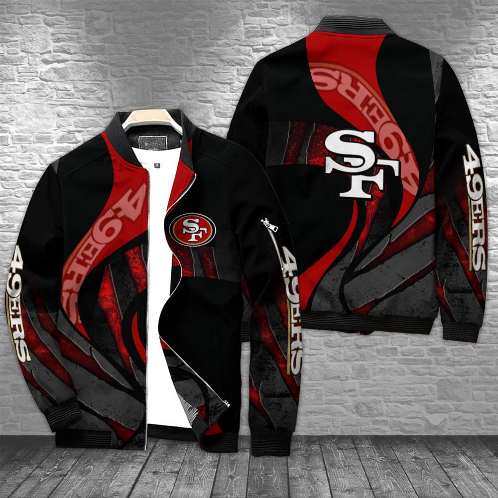 san francisco 49ers bomber jacket bg184 rr54k