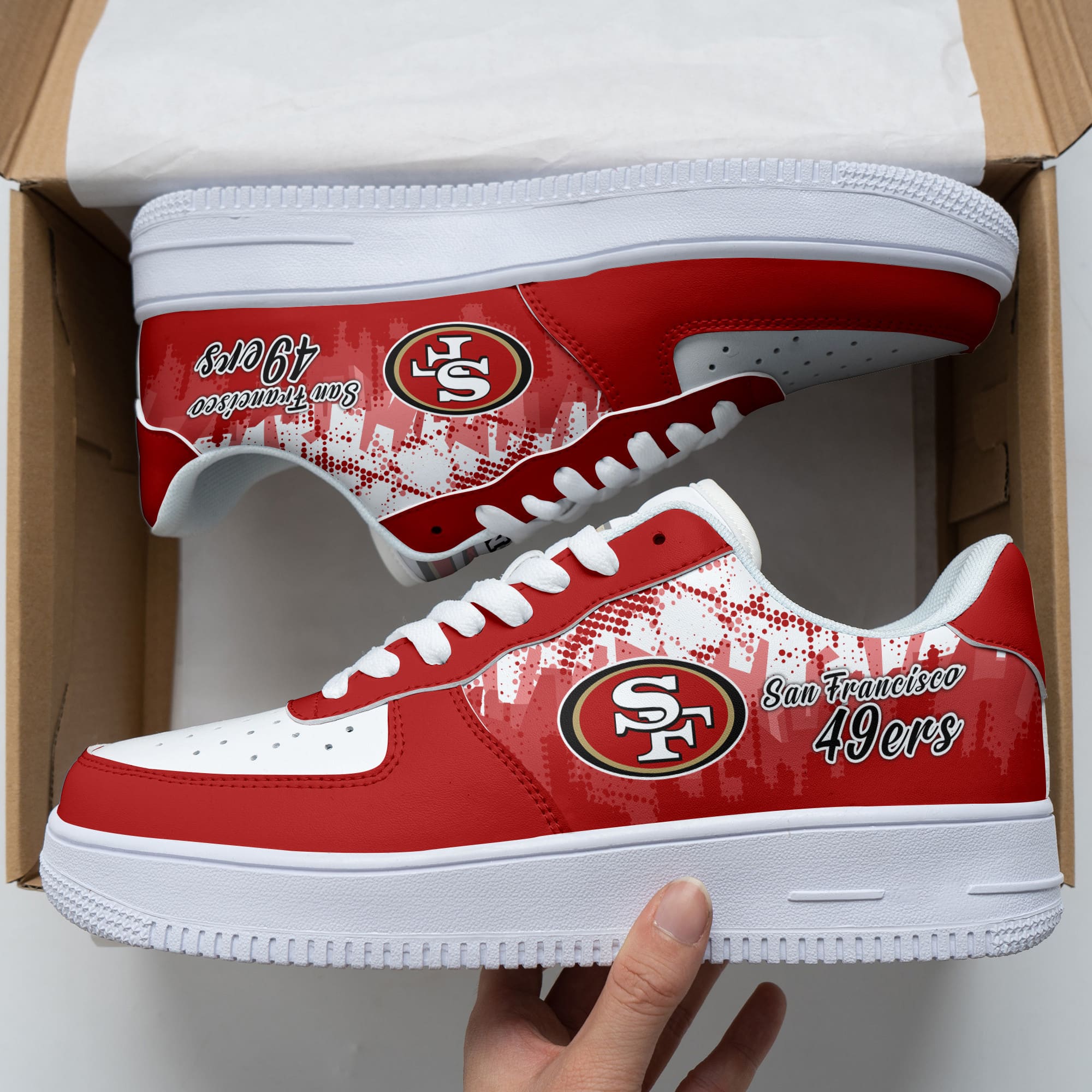 san francisco 49ers personalized af1 shoes bg161 ao77v