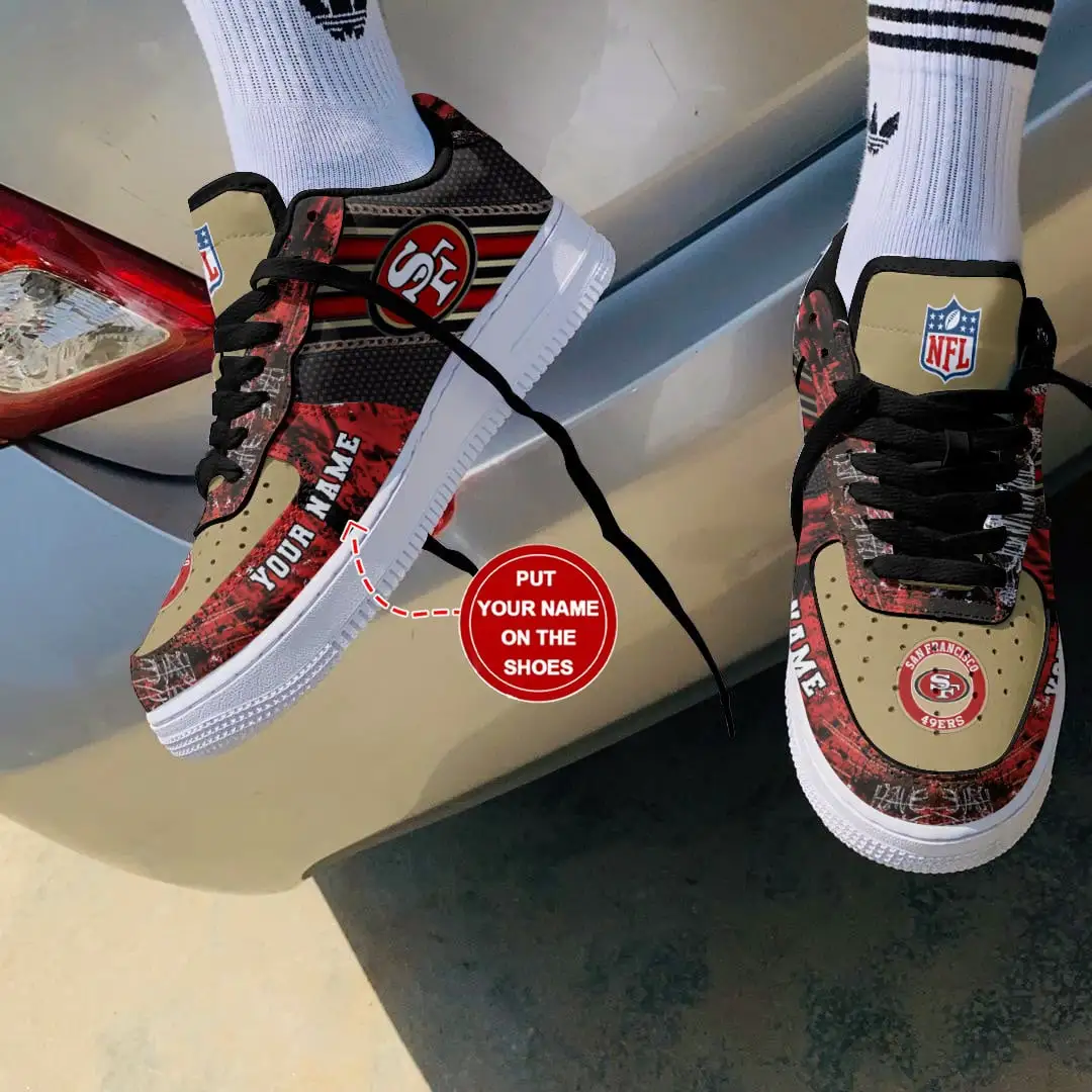 san francisco 49ers personalized af1 shoes bg176 r12a1