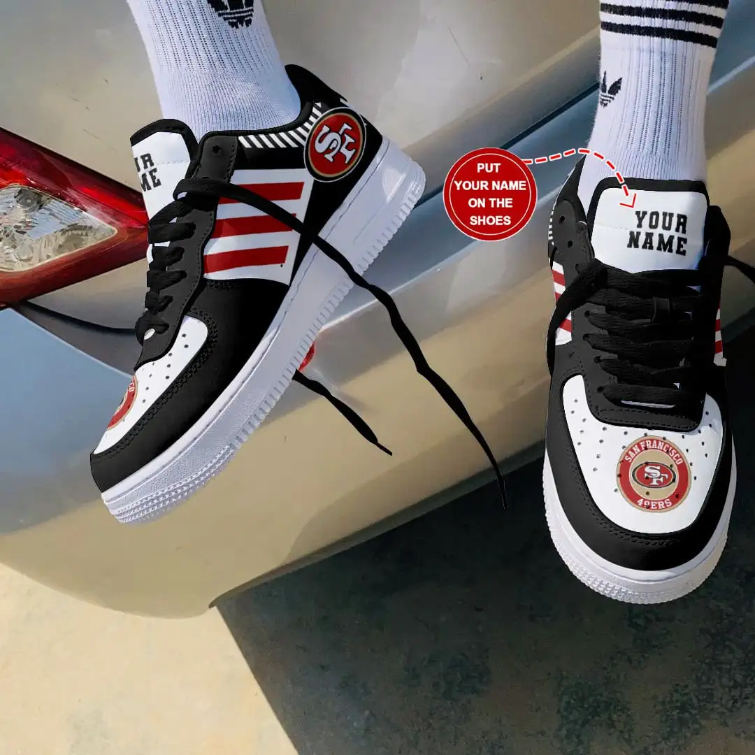 san francisco 49ers personalized af1 shoes bg238 fh37c