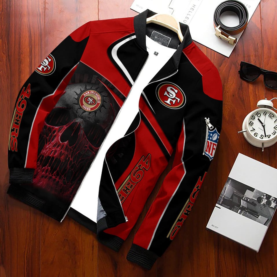 san francisco 49ers personalized bomber jacket 752 edcle