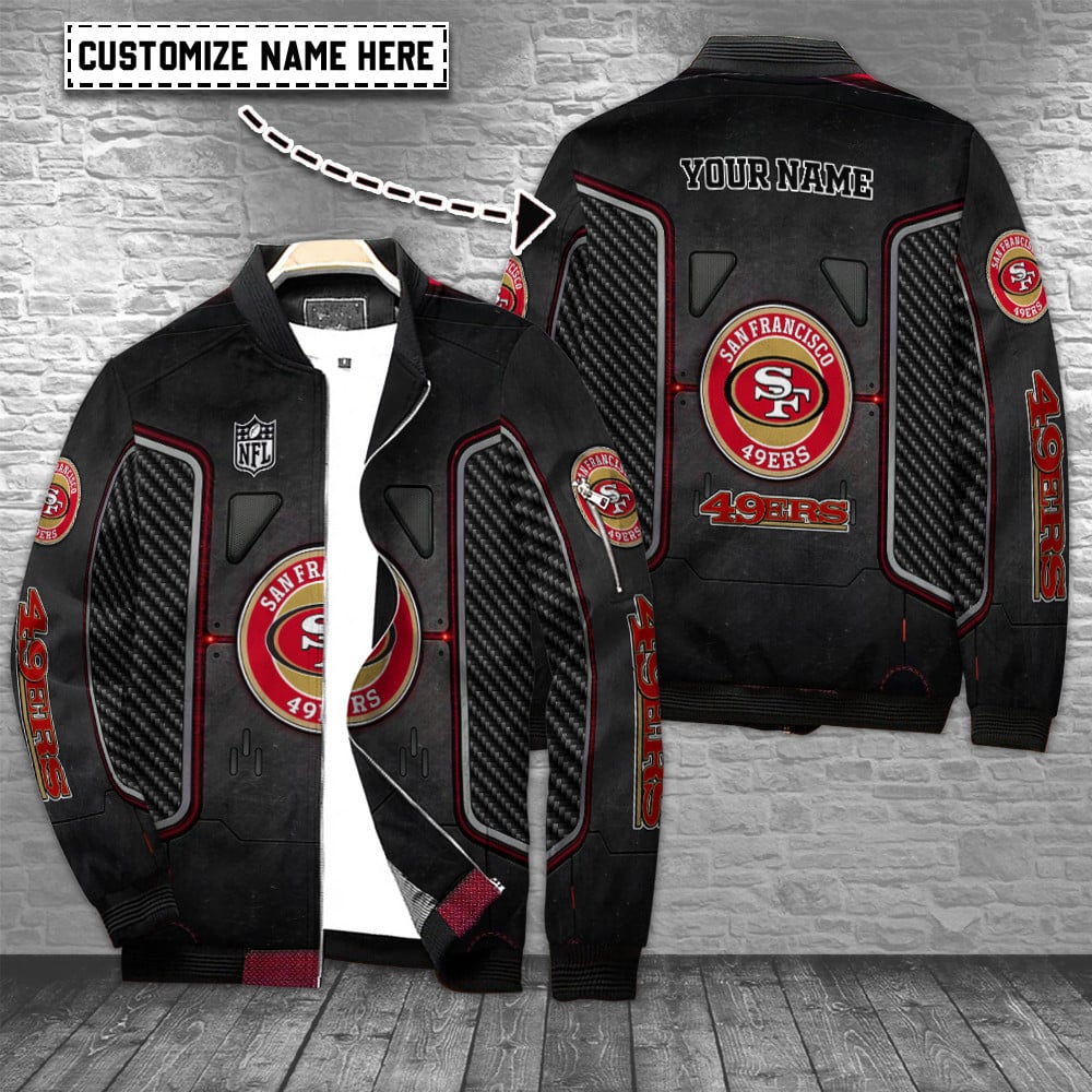 san francisco 49ers personalized bomber jacket bg580 guw3f