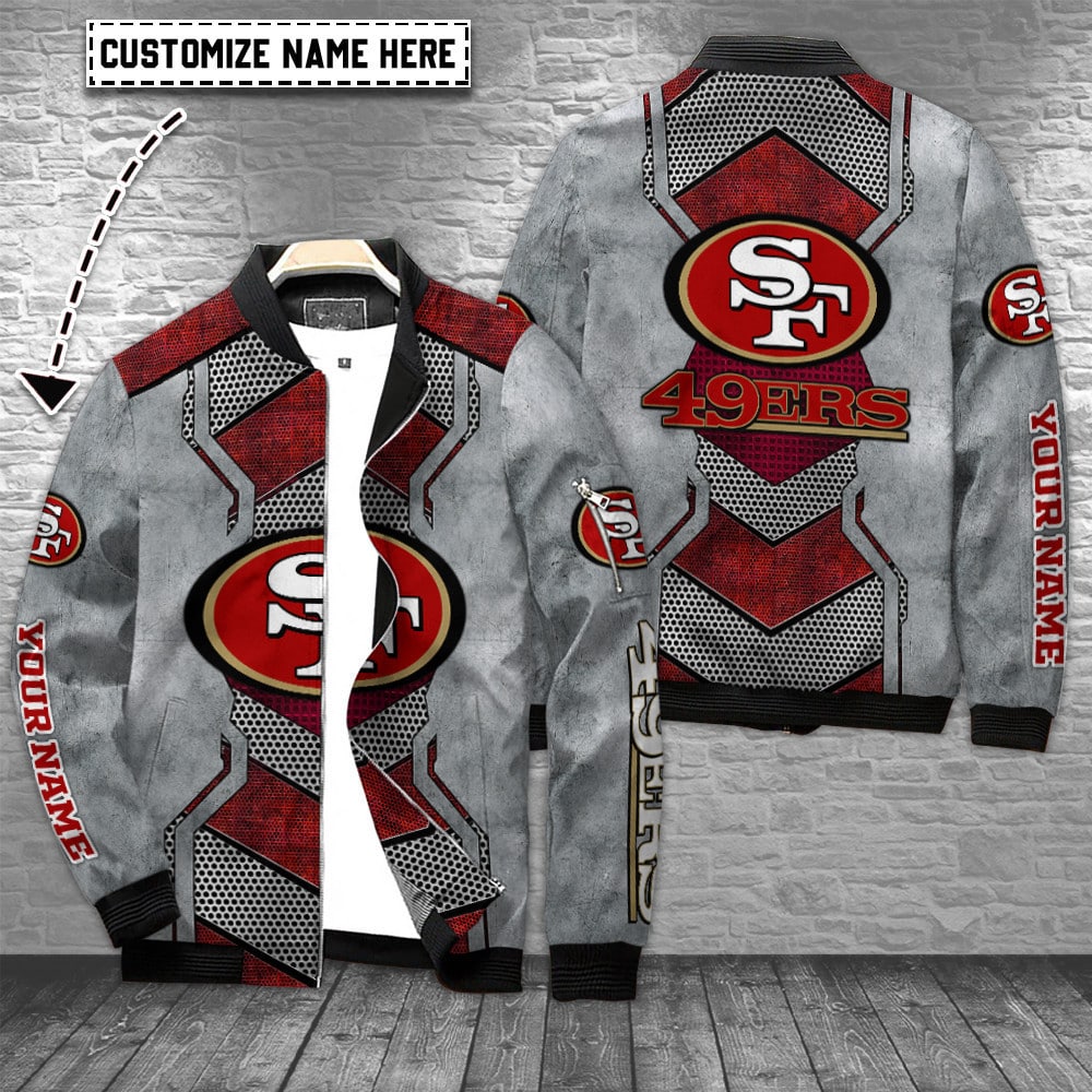 san francisco 49ers personalized bomber jacket bg613 noxir
