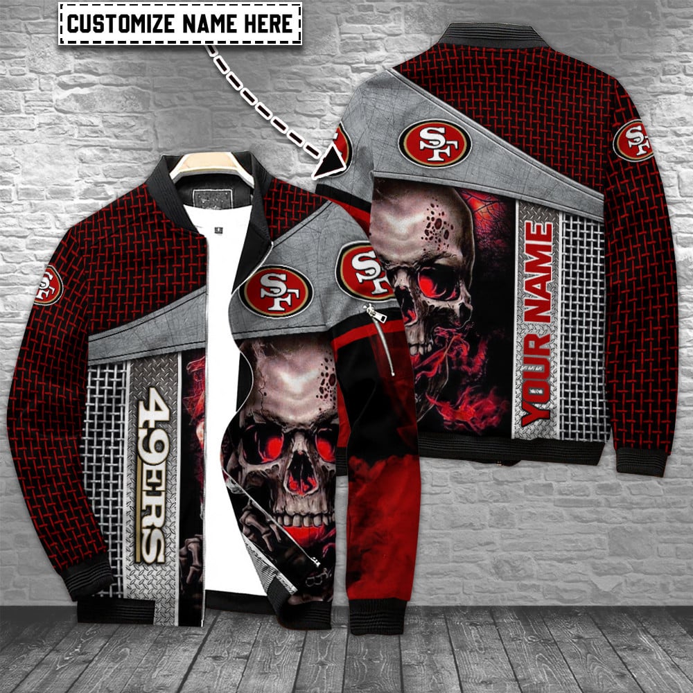 san francisco 49ers personalized bomber jacket bg683 fhffm