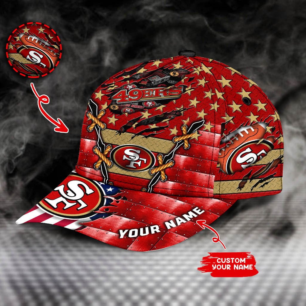 san francisco 49ers personalized classic cap bg793 mkm6k