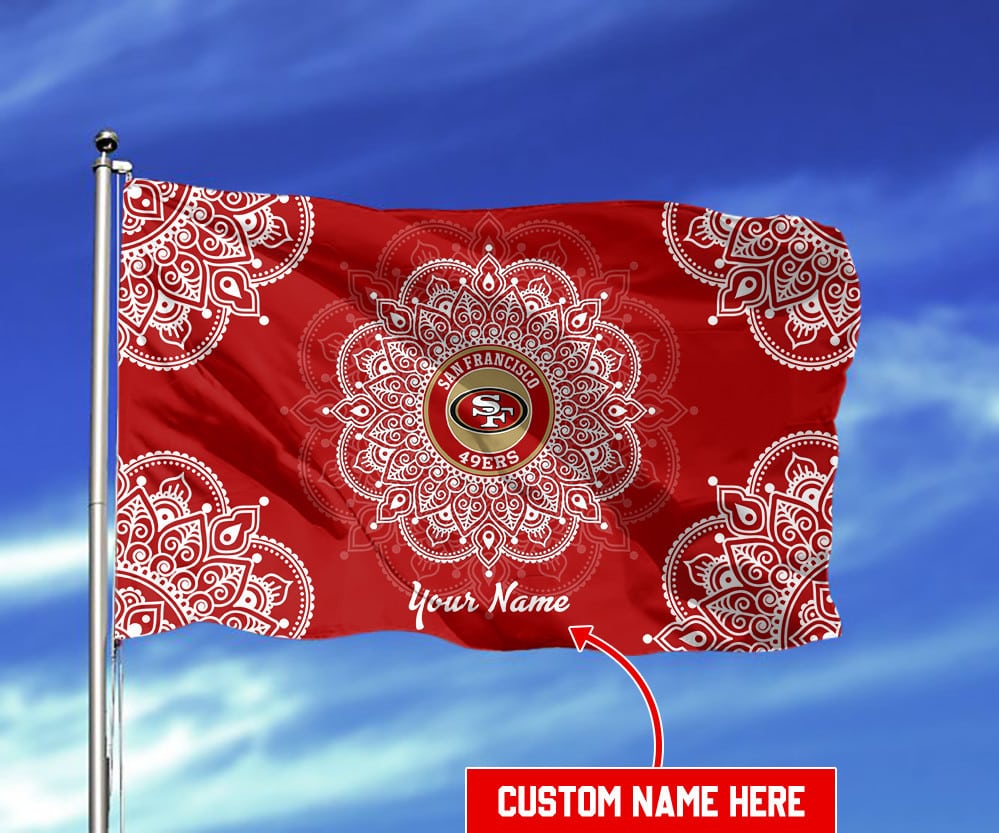 san francisco 49ers personalized flag 363 4vjvn