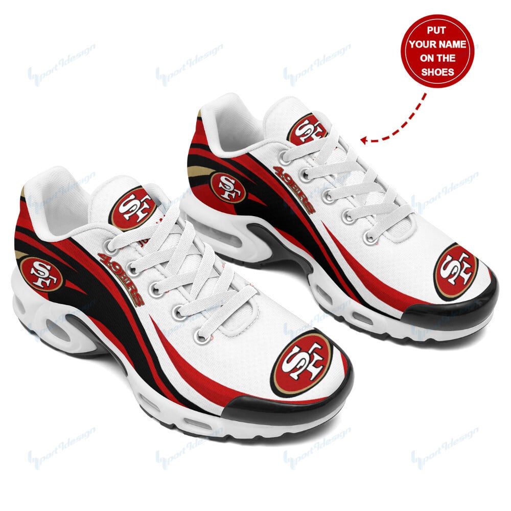san francisco 49ers personalized plus t n youth sneakers bg44 n9gax