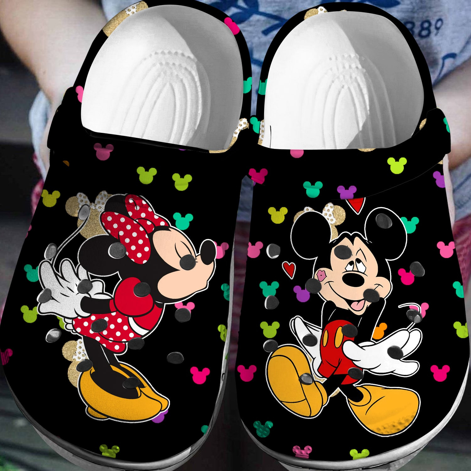 satisfaction of mickey and minnie black for kids 26 adults vhn2d