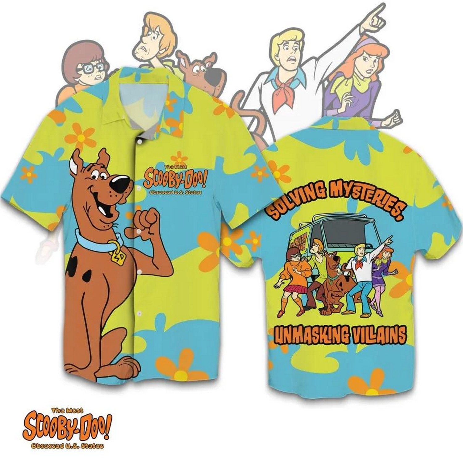 scooby doo hawaiian shirt ubtoz