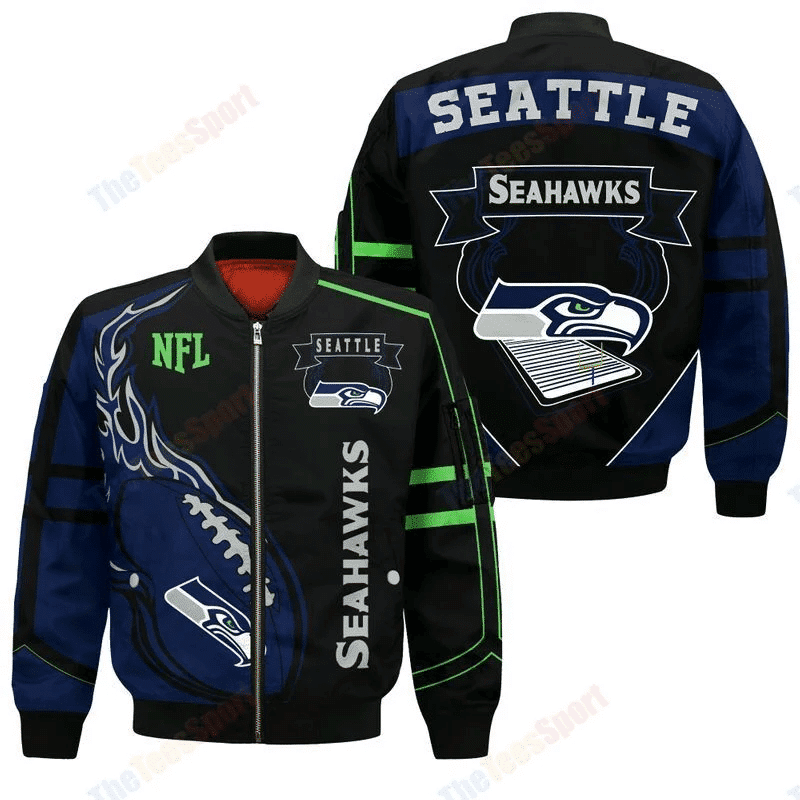 seattle seahawks bomber jacket 35 kge21