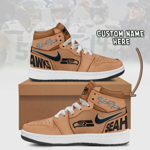 seattle seahawks brown air jordan 1