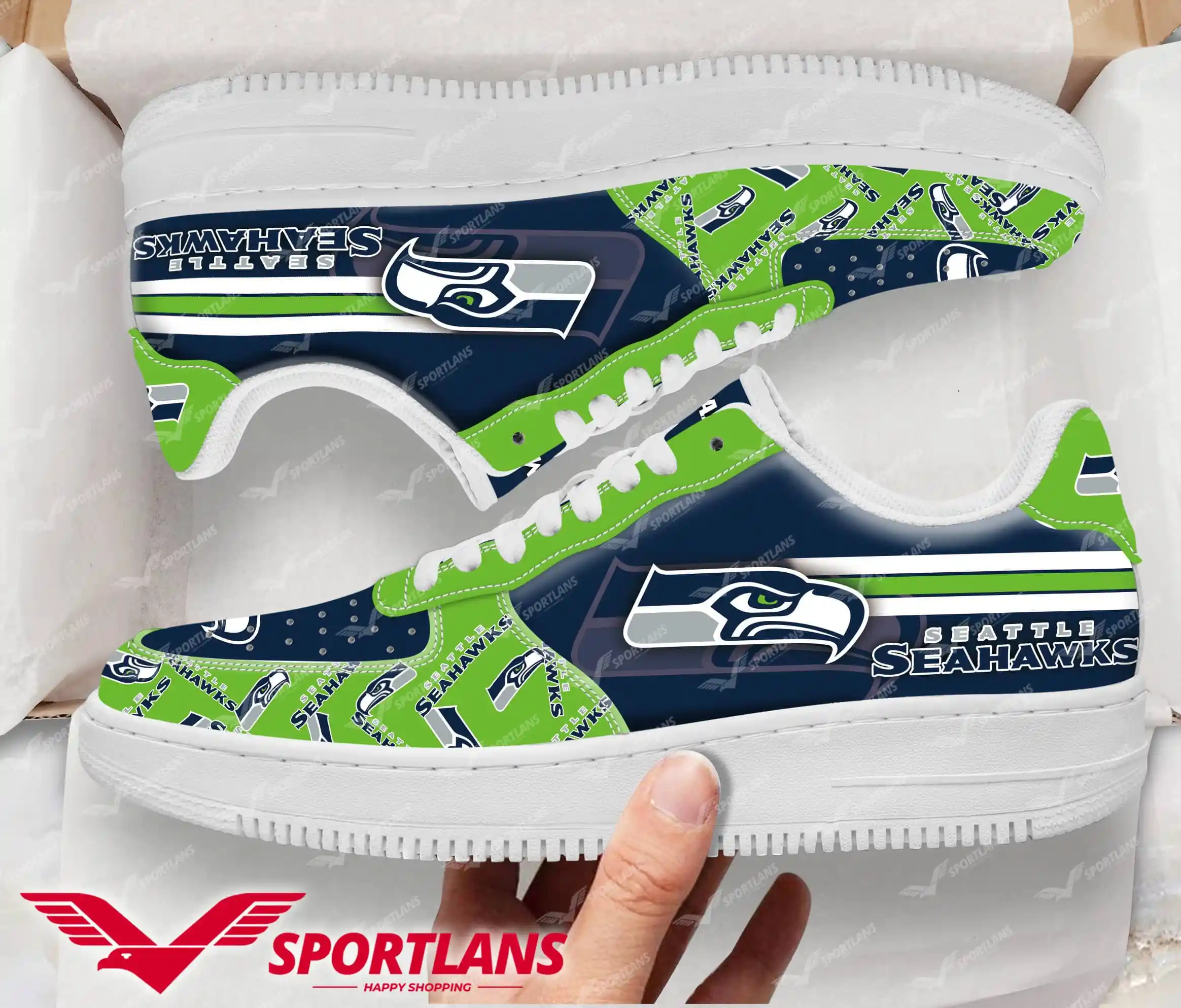 seattle seahawks nfl personalized air force 1 shoes 3ilhf