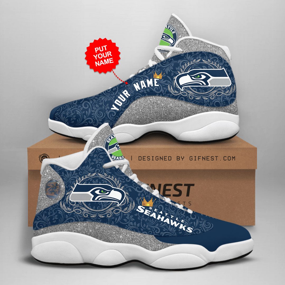 seattle seahawks personalized ajd13 sneakers 1062 aknlu