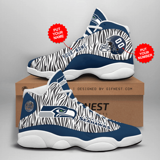 seattle seahawks personalized ajd13 sneakers 996 ul0s6