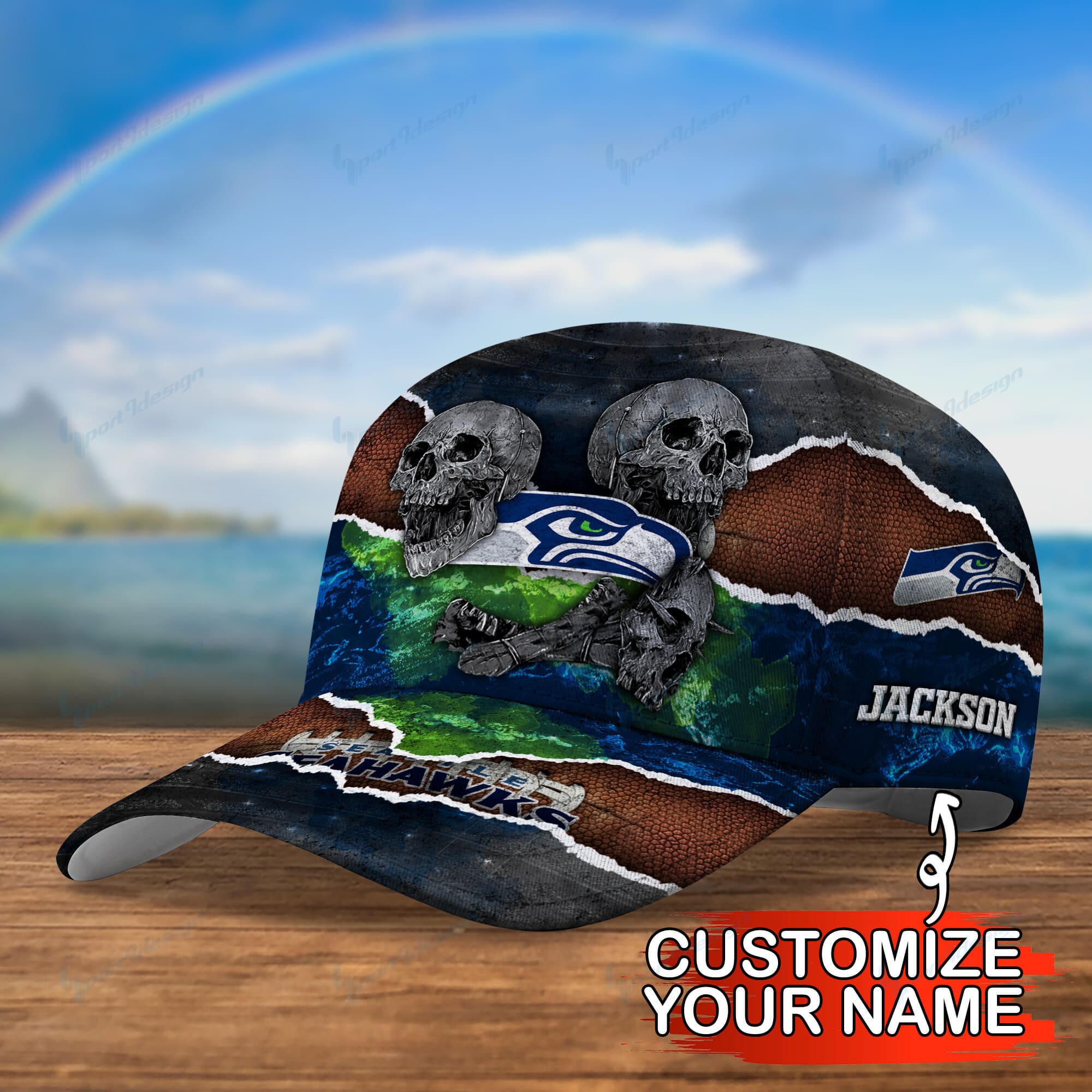 seattle seahawks personalized classic cap bg684 0hloh