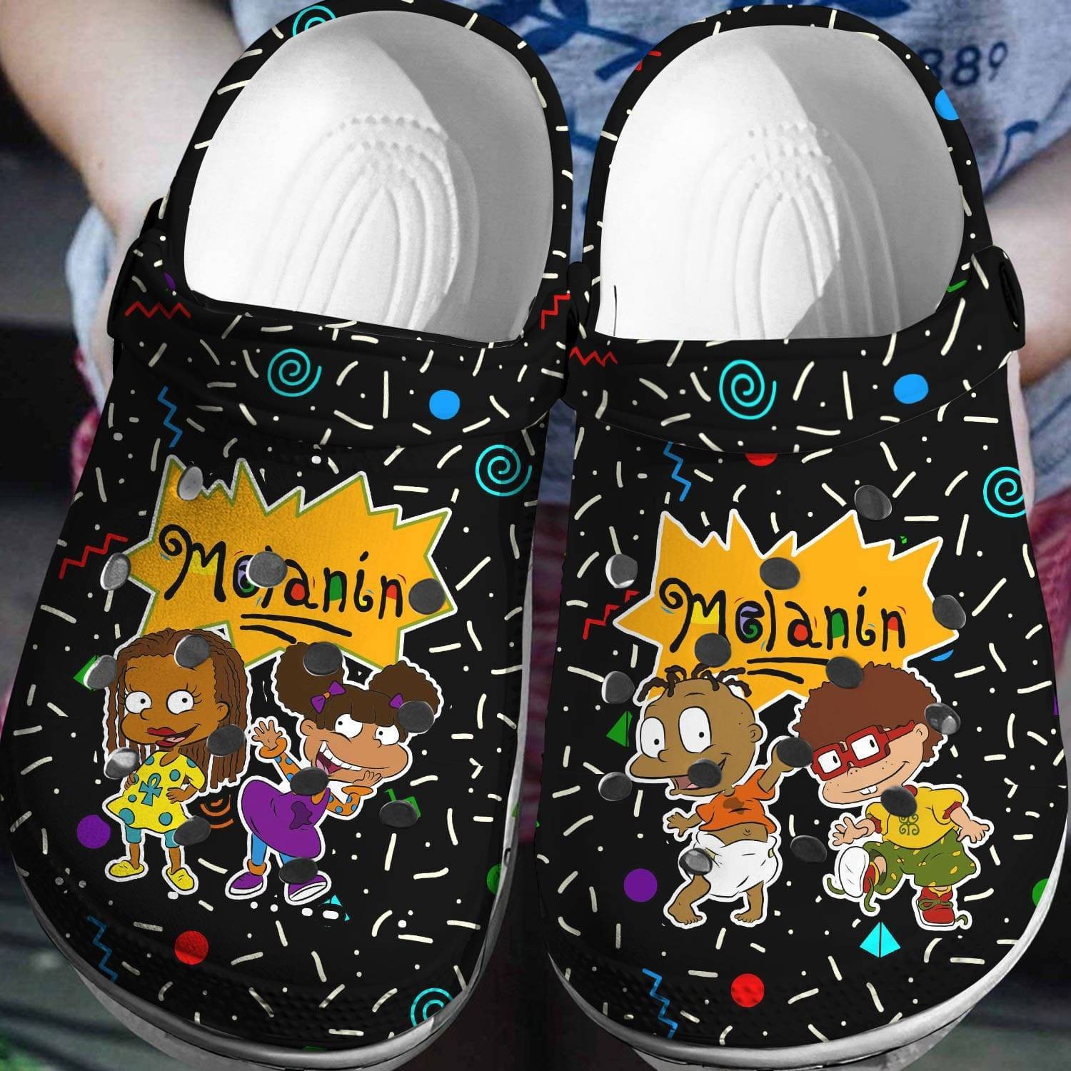 show your rugrats spirit melanin clogs for kids and adults qeblj