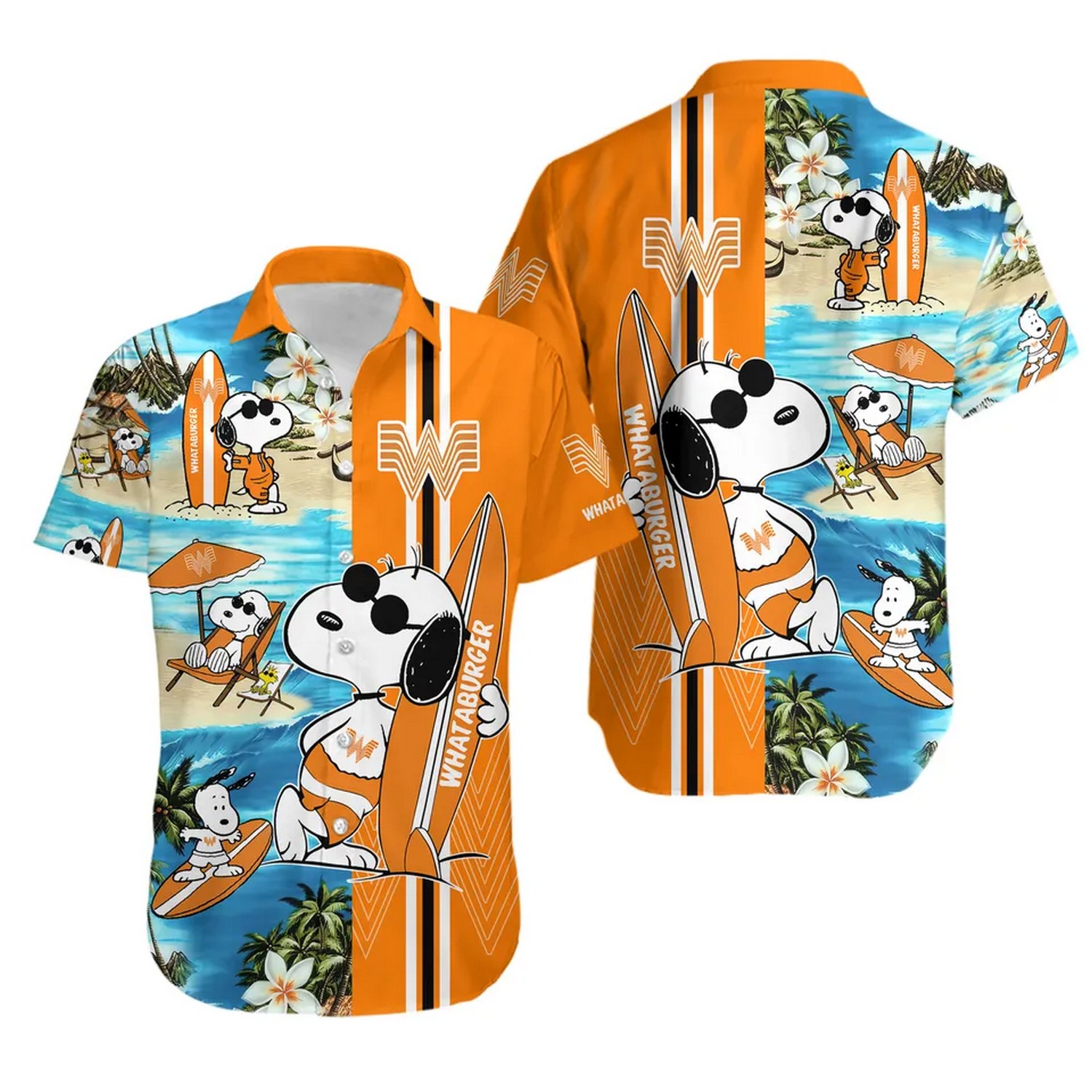 snoopy whataburger food beach hawaiian shirts fnb18