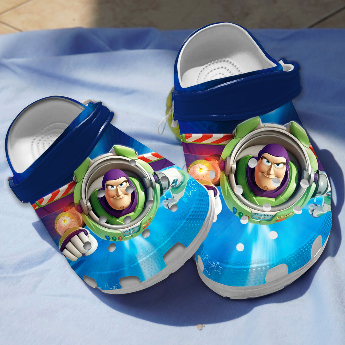 soft and comfortable buzz lightyear purple clogs for kids 26 adults 7r3w4