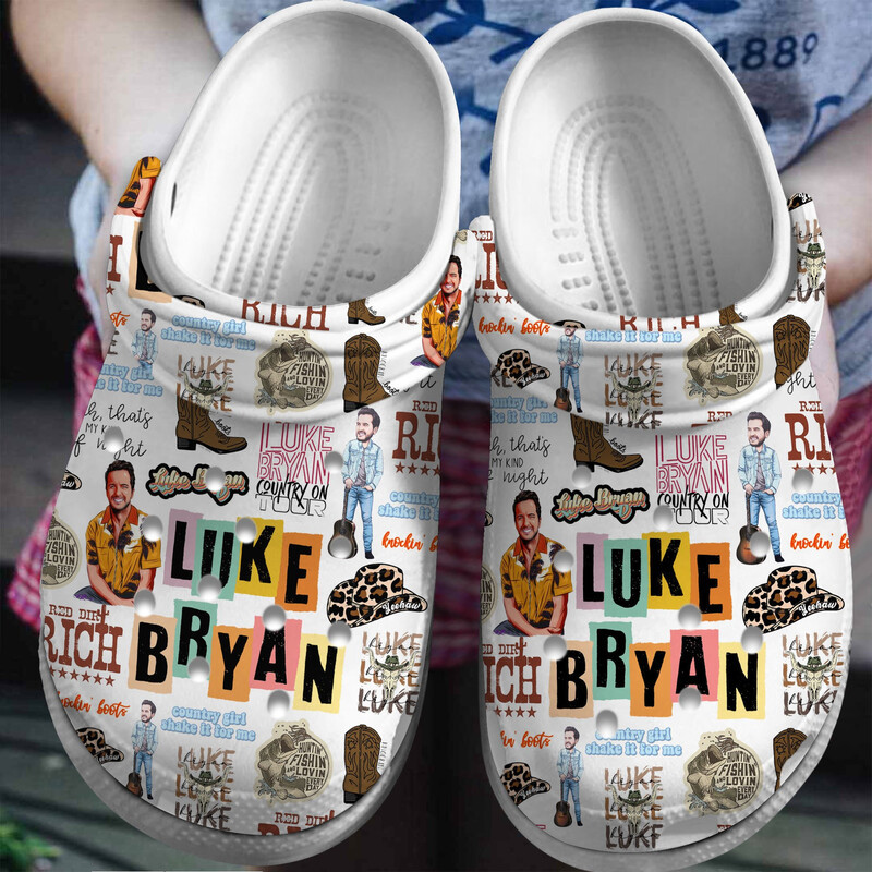soft luke combs white clogs for kids 26 adults 8vuzf