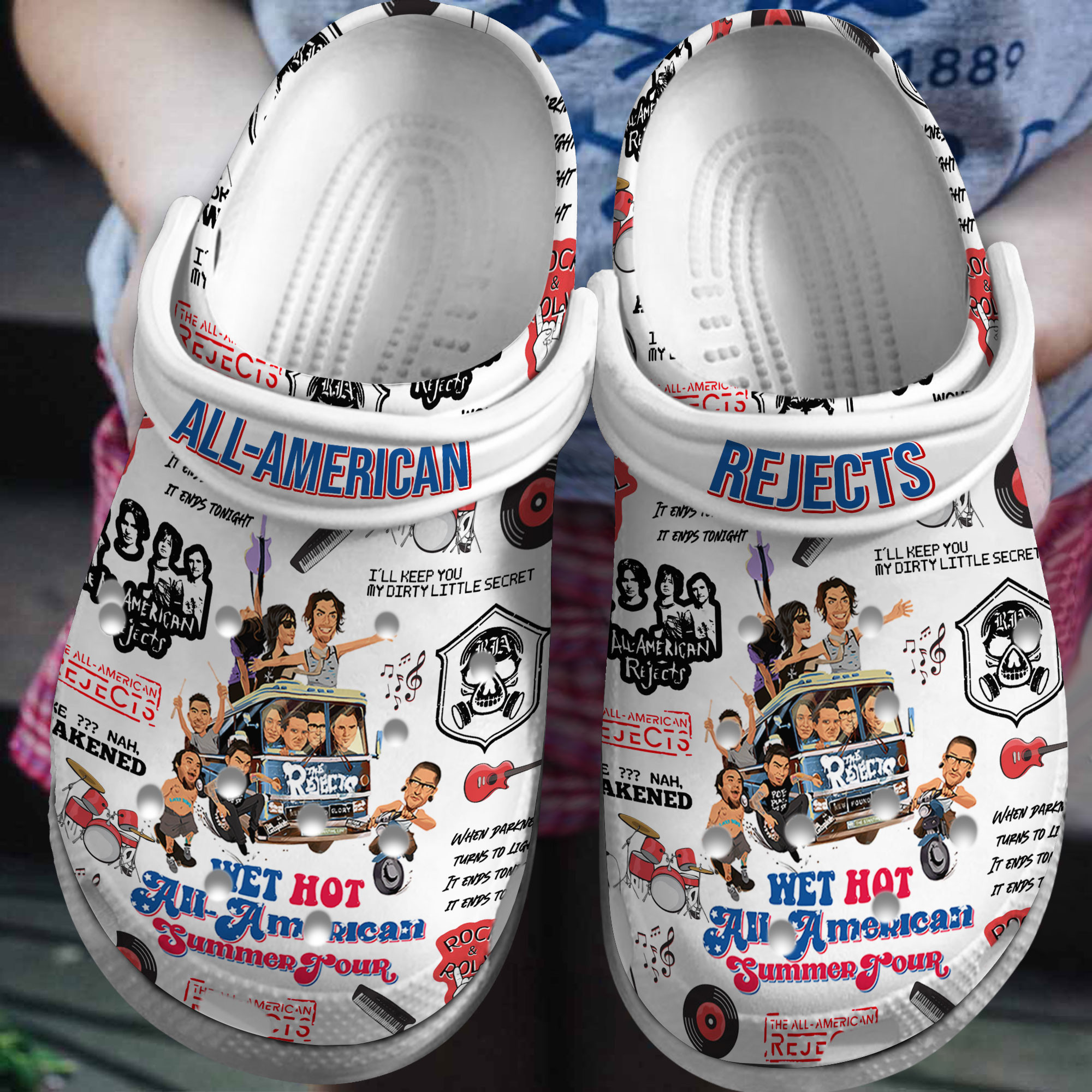 soft the all american rejects music white clogs fast shipping worldwide eftwk
