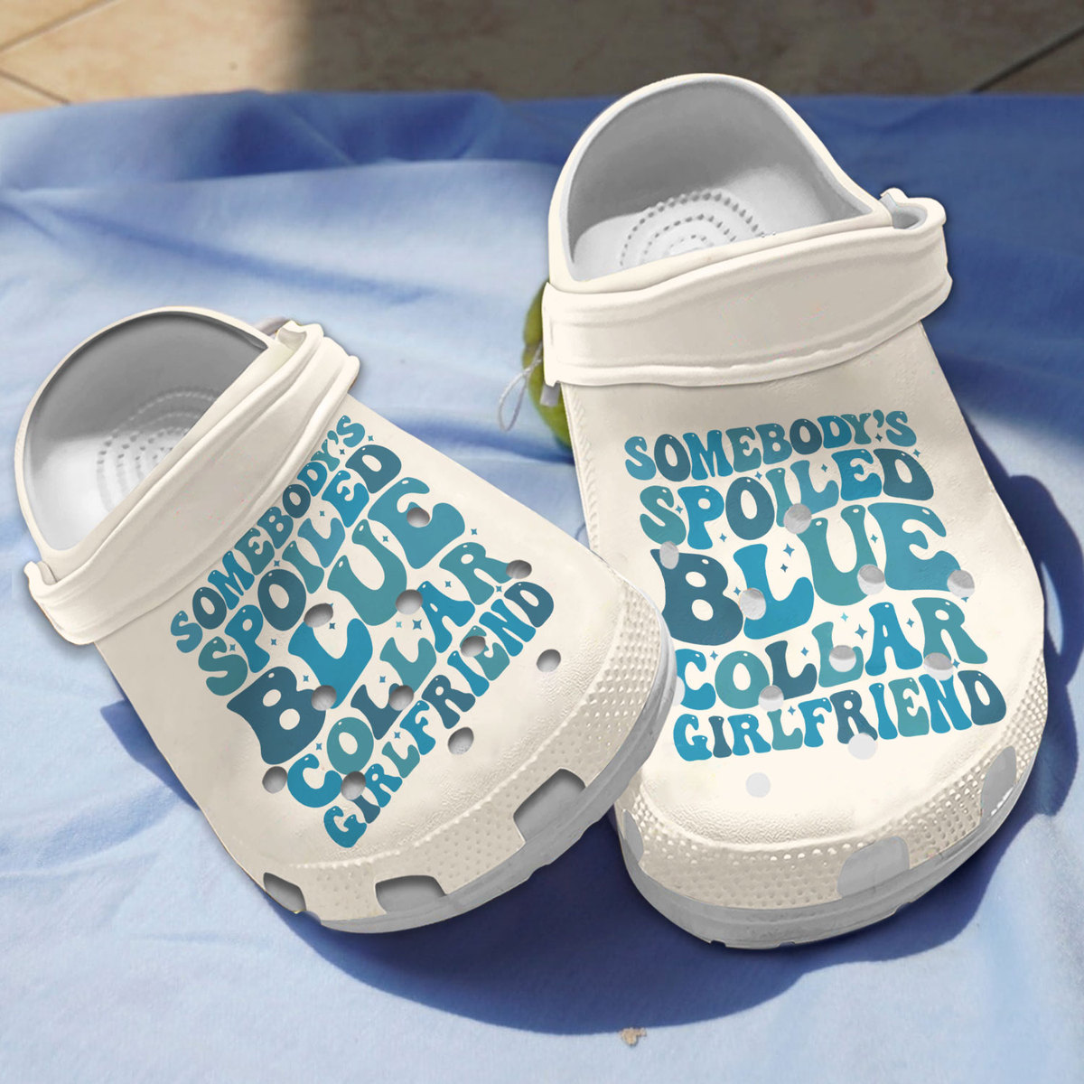 somebodys spoiled blue collar girlfriend clogs for kids 26 adults x5hks