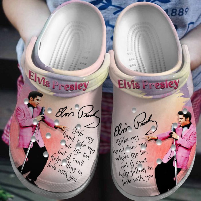 special design music star elvis presley unisex crocs edl1r