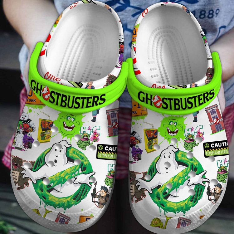 special ghostbusters movie clogs for kids and adults wp2oy