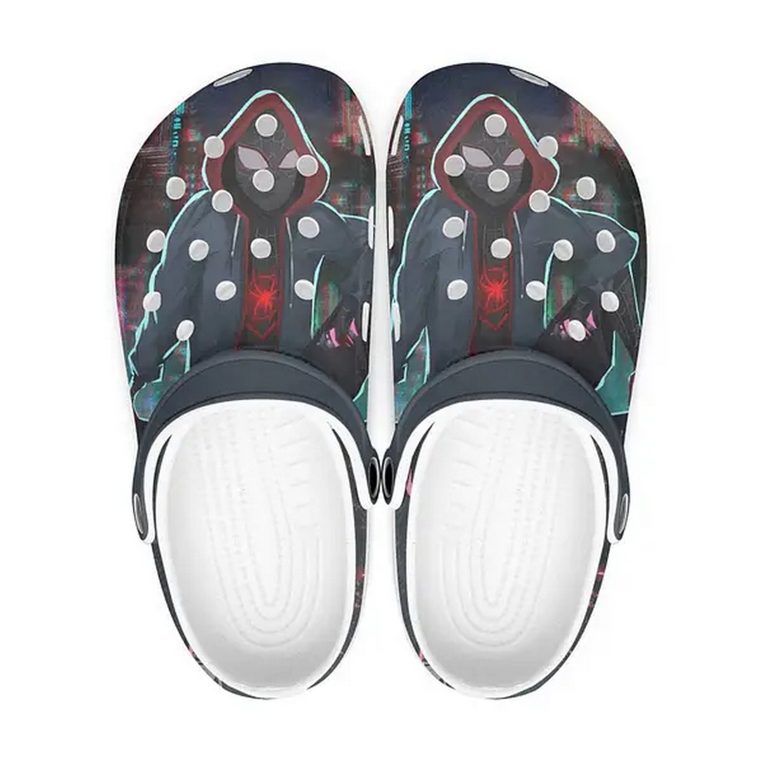 spiderman spider verse morales clogs for kids 26 adults ypmxa