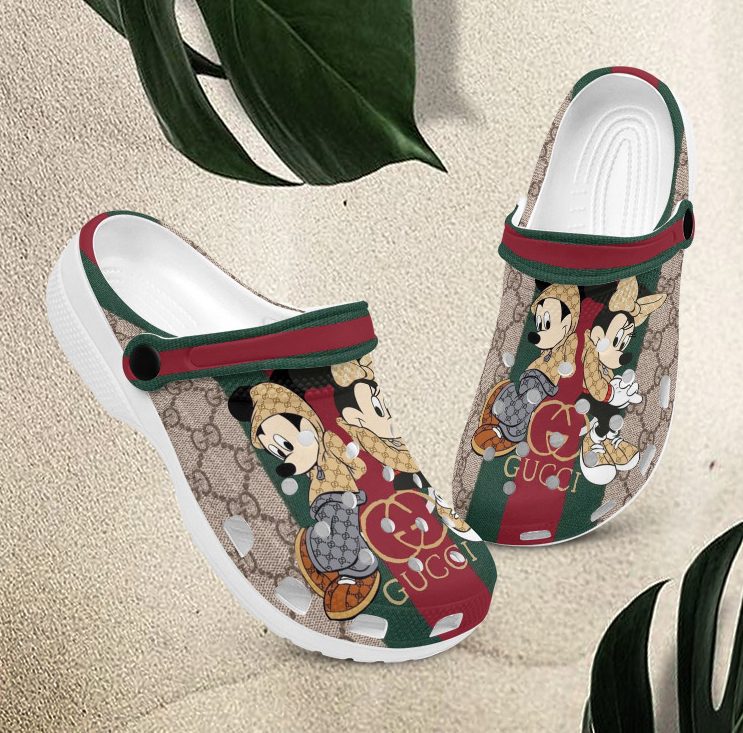 sport gucci mickey and minnie mouse three stripes gc clogs for kids 26 adults yipd9