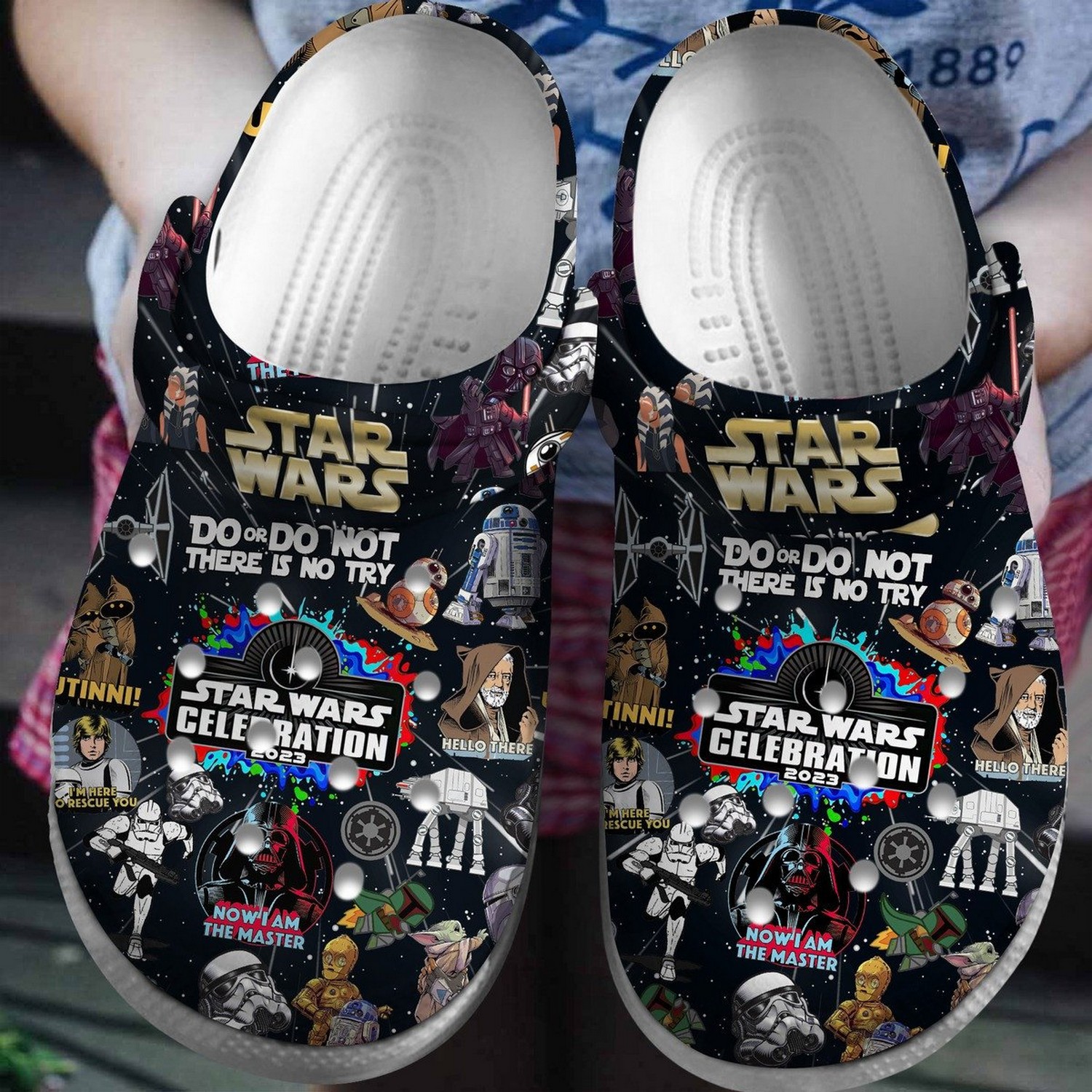 star wars celebration 2023 movie black clogs for kids and adults maivh