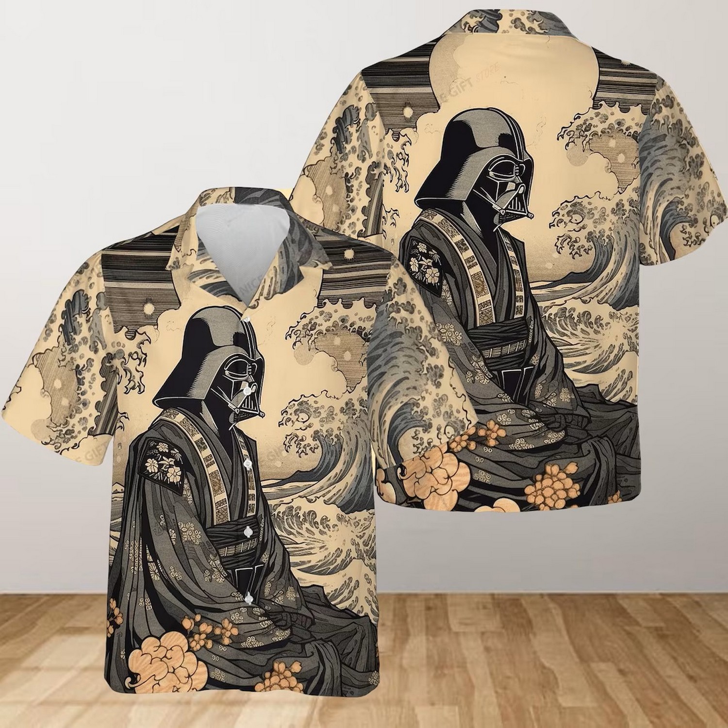 star wars darth vader in japan kimono hawaiian shirt 2x3ip