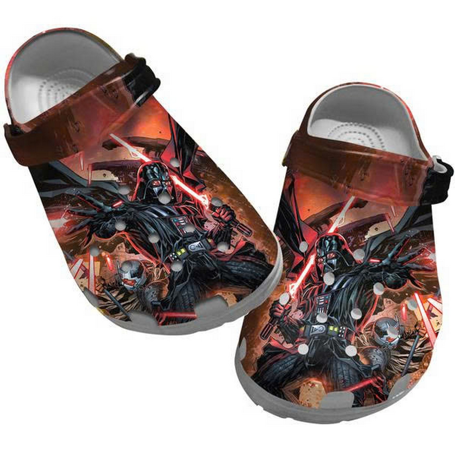 star wars darth vader supper power clogs for kids 26 adults w0e50