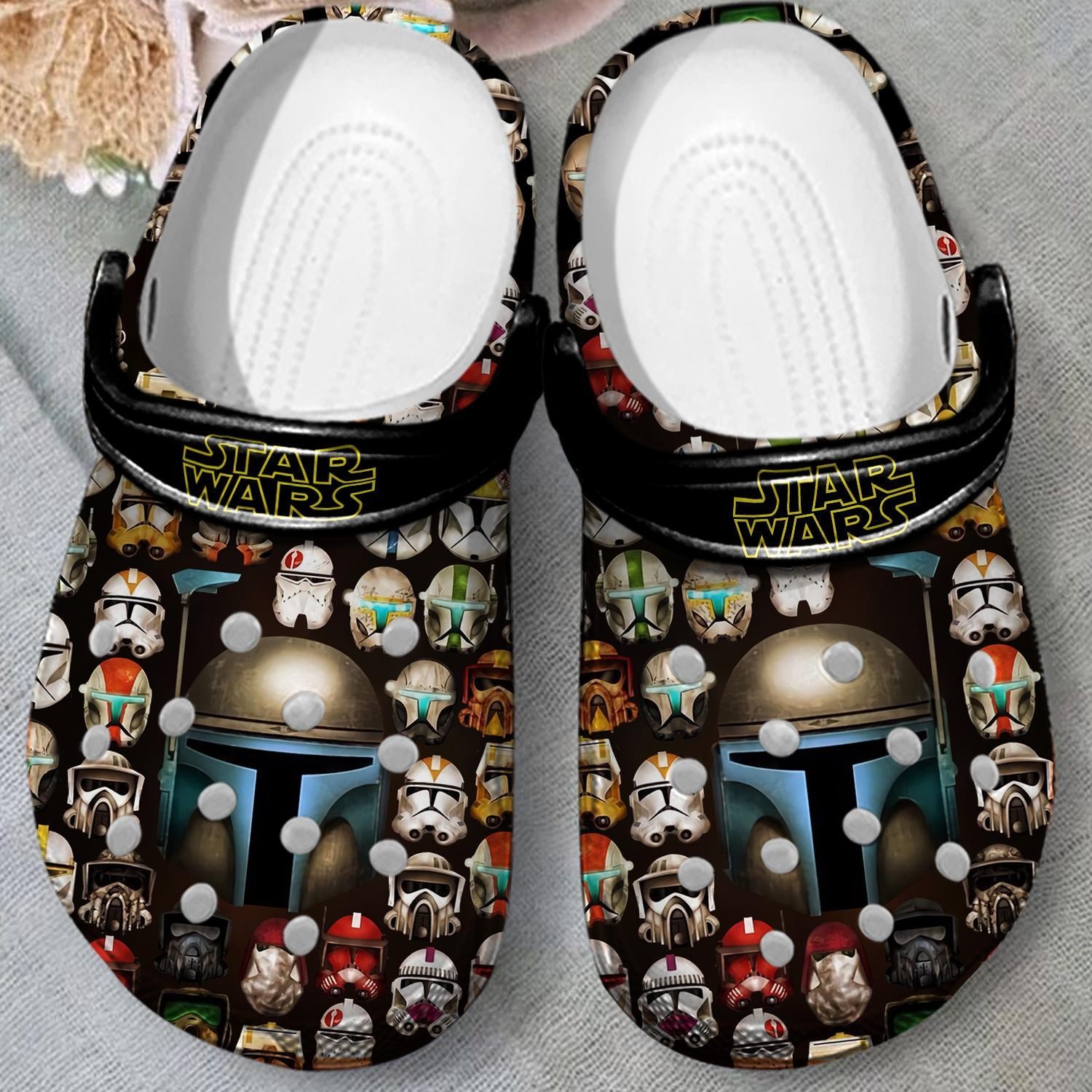 star wars fighter mask signal 3d clogs for kids and adults fast shipping azdpo