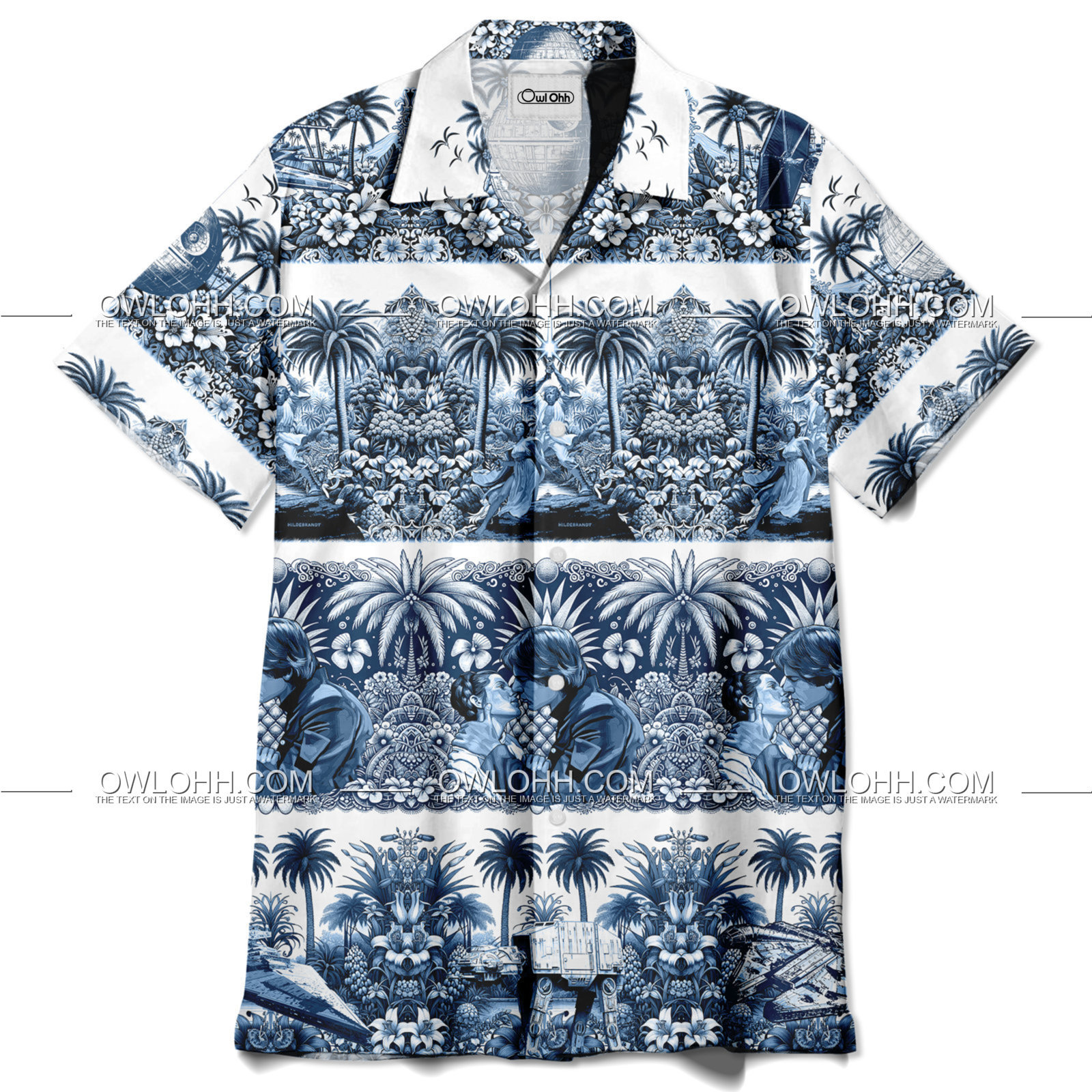 star wars luke skywalker and princess leia summer state of mind hawaiian shirt owl ohh 3mmuk