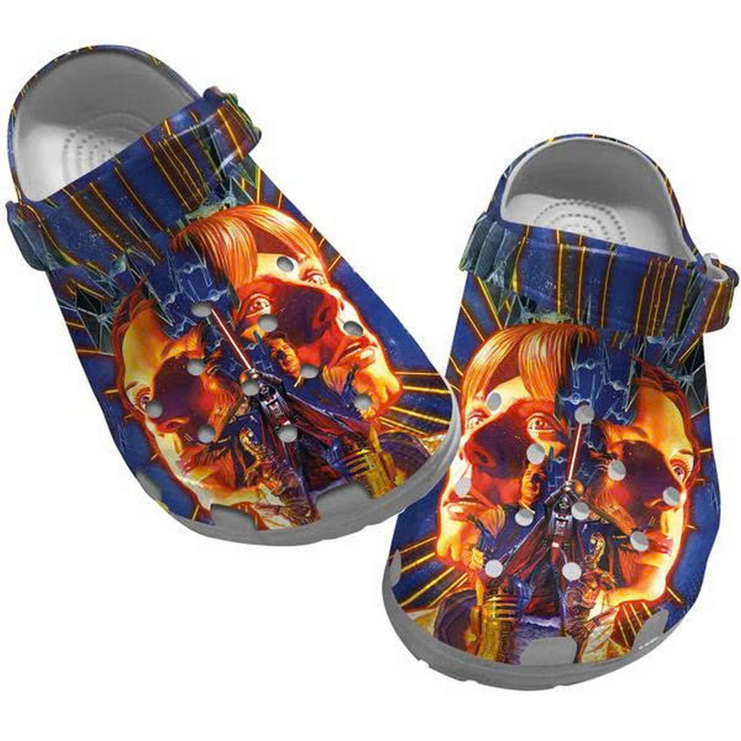 star wars poster main characters clogs for kids 26 adults ssdrk