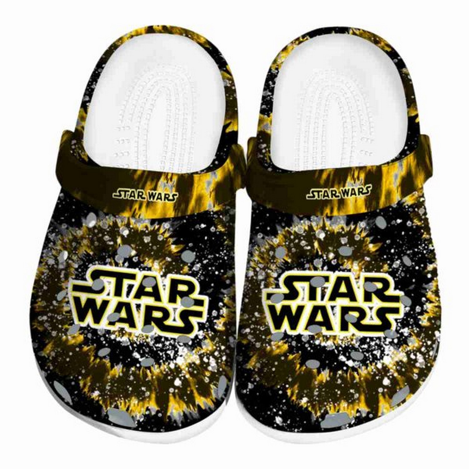 star wars radiant burst effect clogs for kids and adults doqot