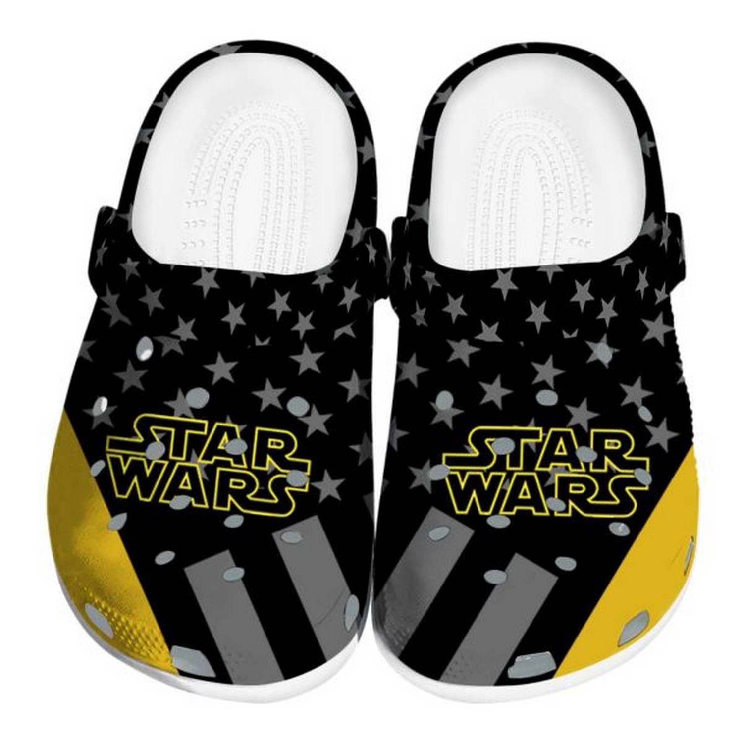 star wars stellar stripes theme clogs for kids and adults 1evic