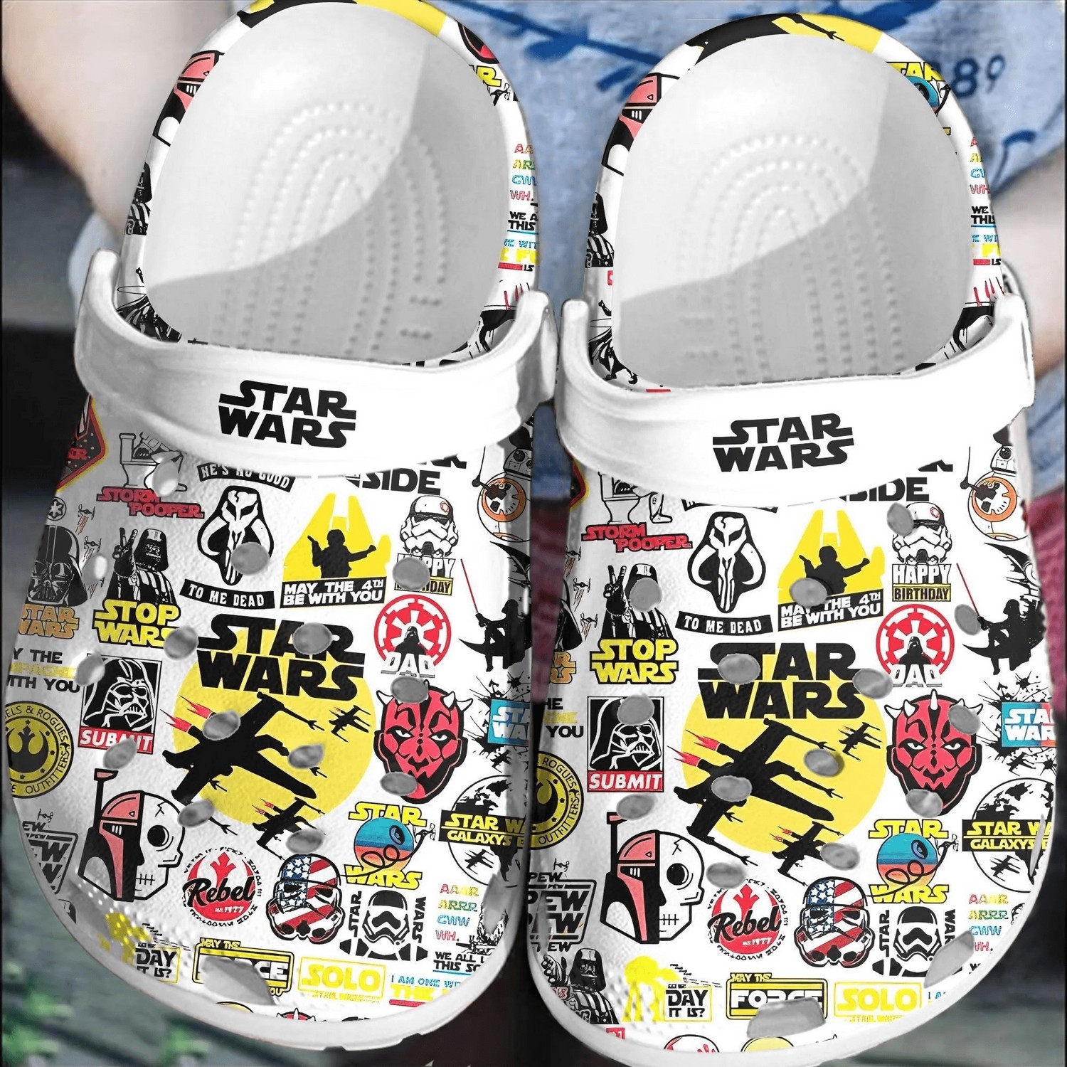 star wars stop wars clogs fast shipping service available t27z3