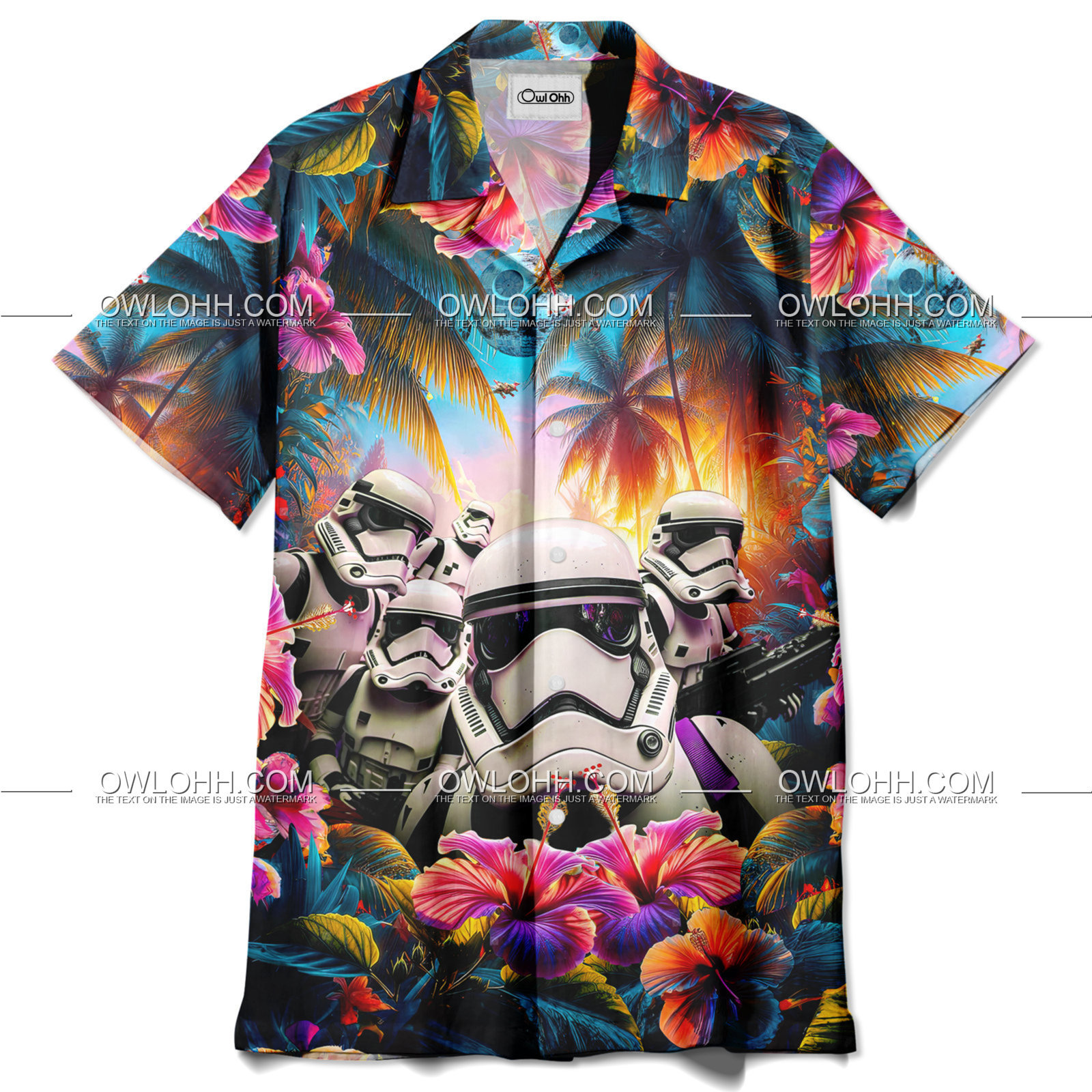 star wars stormtrooper summer when all wlse fails take a vacation hawaiian shirt owl ohh yp3if