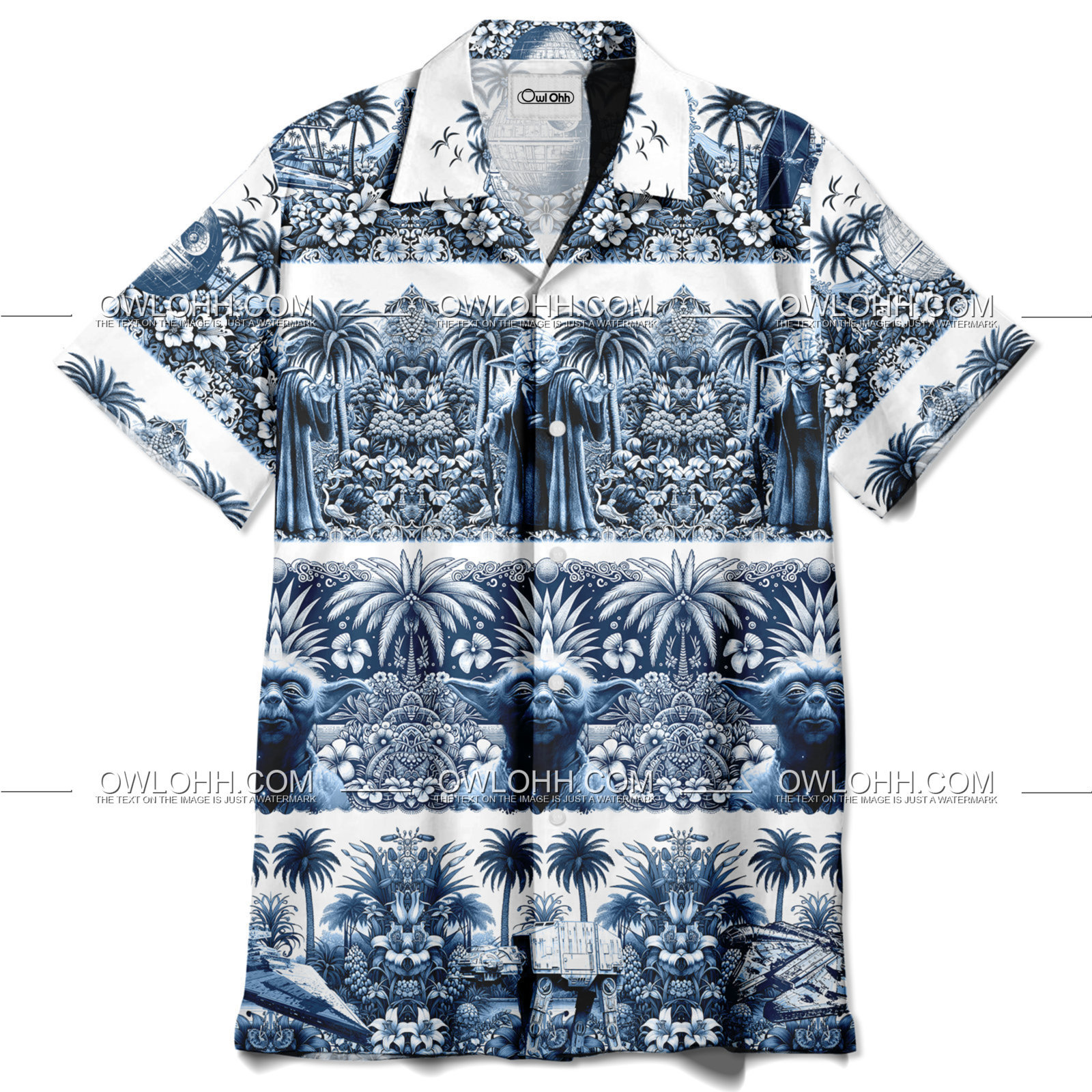 star wars yoda summer state of mind hawaiian shirt owl ohh 5sa5r